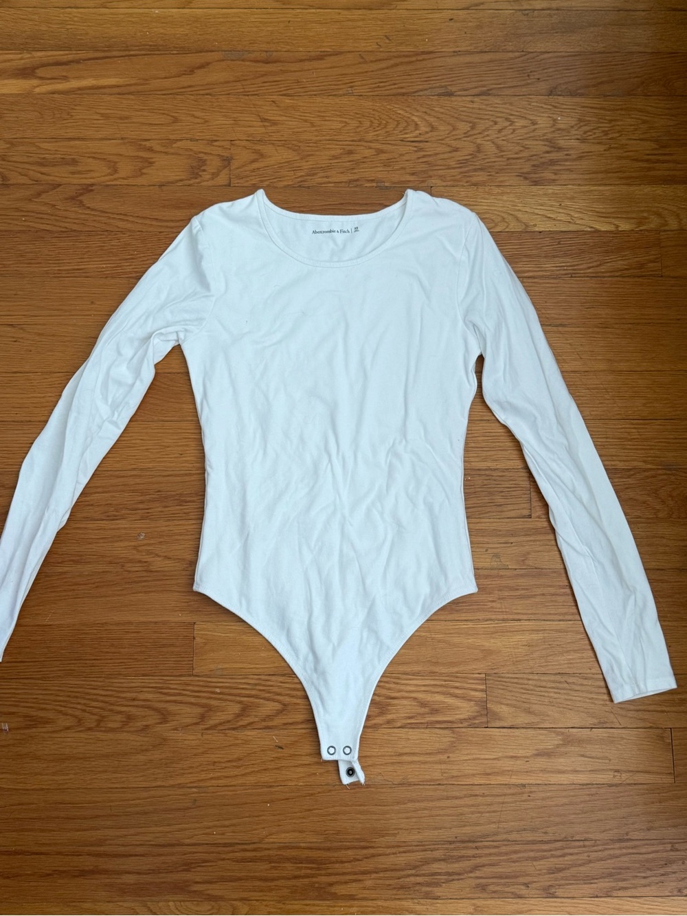 Abercrmbie & Fitch Women’s White Long Sleeve Bodysuit Size XS